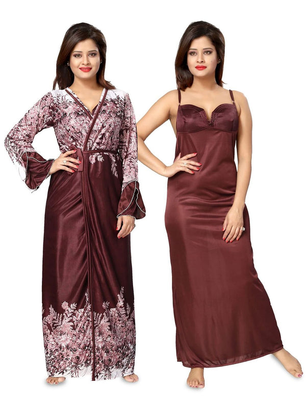 Be You Women Maxi Nightdress with Robe