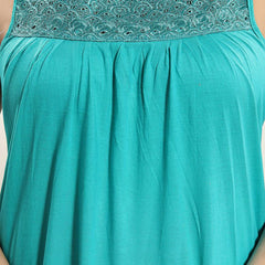 Be You Lace Cotton Maxi Nightdress
