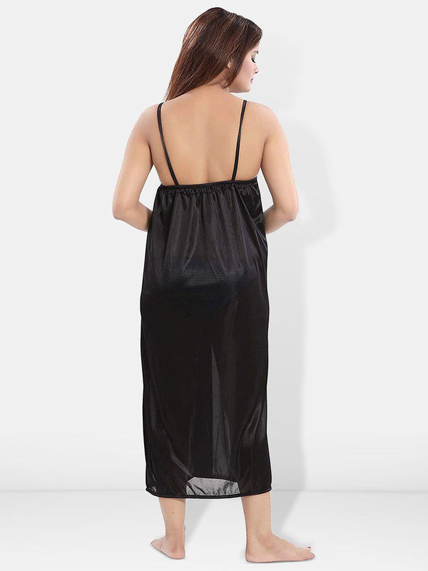 Be You V-Neck Maxi Nightdress with Robe