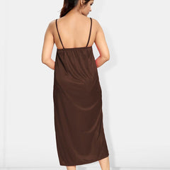 Be You V-Neck Satin Maxi Nightdress With Robe