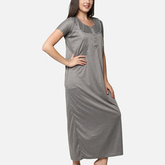 Be You Striped Maternity Maxi Nightdress