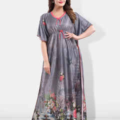 Be You Floral Printed Kaftan Nightdress