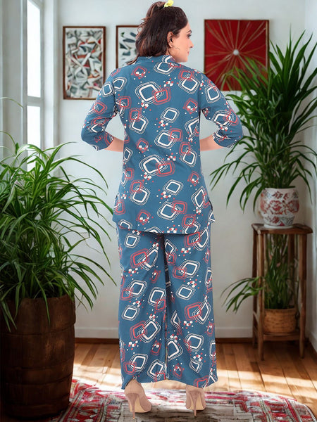Be You Printed Top & Trousers Co-Ord Set