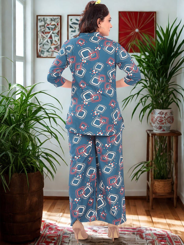 Be You Printed Top & Trousers Co-Ord Set