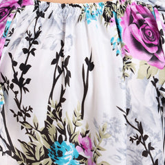 Be You Floral Printed Satin Maxi Nightdress
