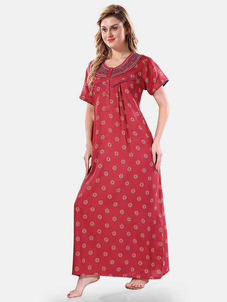 Be You Floral Printed Maxi Nightdress