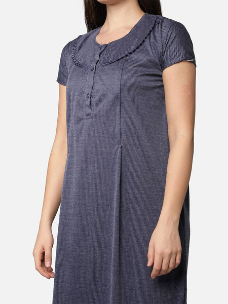 Be You Striped Maternity Maxi Nightdress