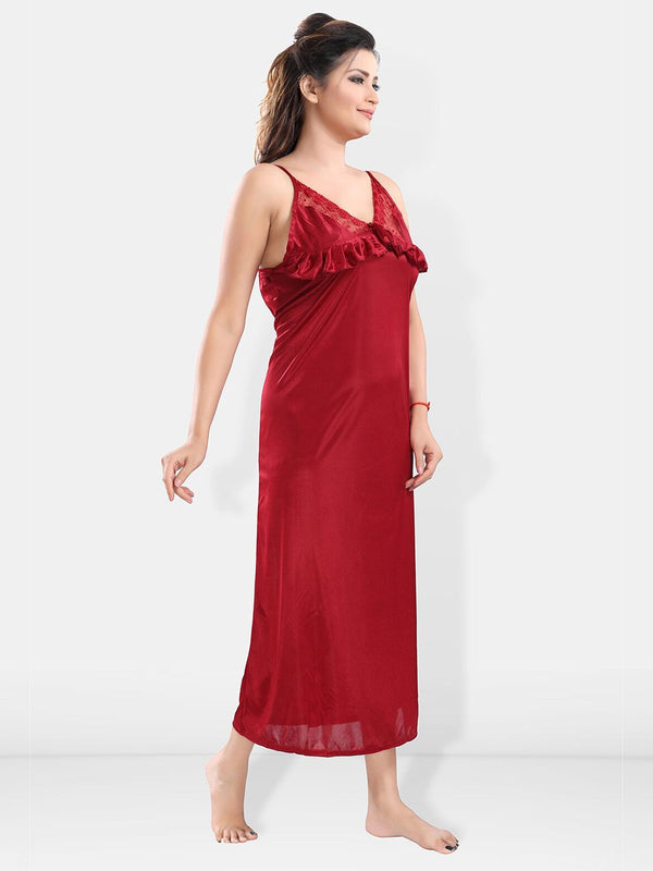 Be You Satin Maxi Nightdress with Robe