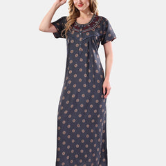 Be You Floral Printed Maxi Nightdress