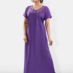 Be You V Neck Maxi Nightdress