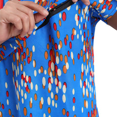 Be You Polka Dot Printed Satin Feeding & Maternity Nightdress