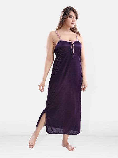 Be You Satin Maxi Nightdress With Robe