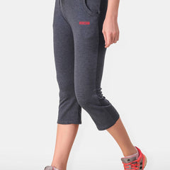 Be You Women Solid Cotton Three Fourth-Length Tights
