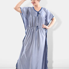Be You V-Neck Satin Maxi Kaftan Nightdress