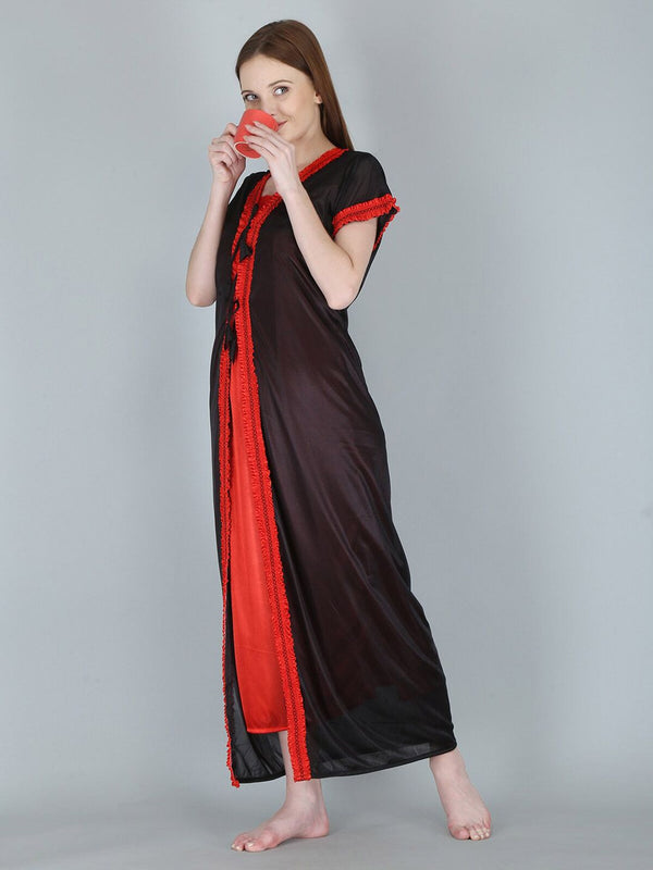 Be You Black Women Maxi Nightdress Pack of 2