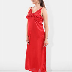 Be You Satin Maxi Nightdress With Robe