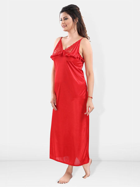 Be You Satin Maxi Nightdress With Robe