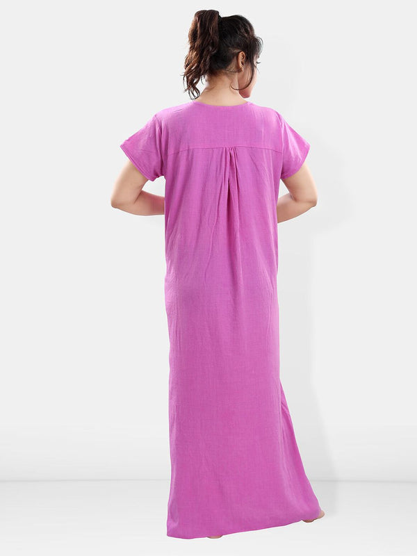 Be You Round Neck Maxi Nightdress