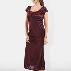 Be You Satin Maxi Nightdress With Robe