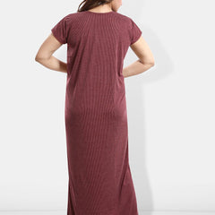 Be You Maternity Striped Maxi Nightdress