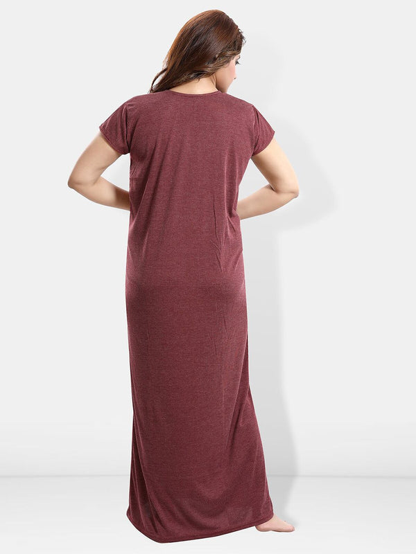 Be You Maternity Striped Maxi Nightdress
