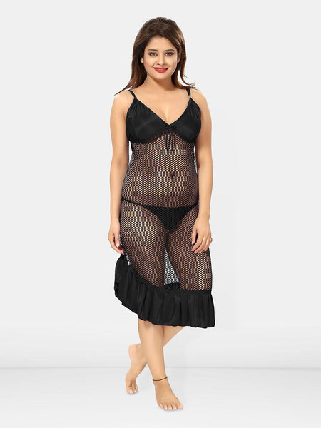 Be You V-Neck Maxi Wrap Nightdress