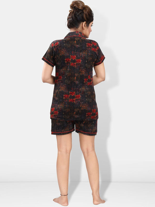 Be You Abstract Printed Night suit