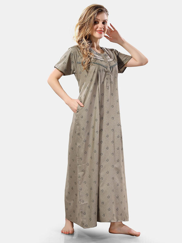 Be You Floral Printed Maxi Nightdress