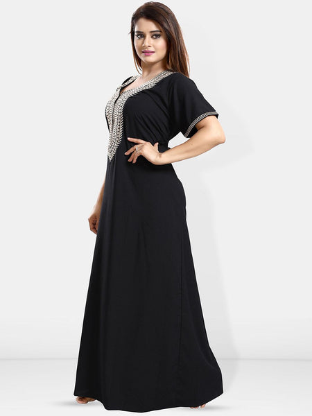 Be You Embroidered Maxi Nightdress