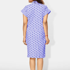 Be You Women Printed Cotton Anti-bacterial Super Soft Bath Robe With Belt