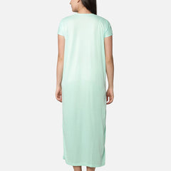 Be You Women Solid Pack Of 2 Maxi Nightdress