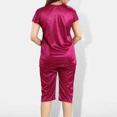 Be You Pack Of 6 Satin Maxi Wrap Nightdress With Lingerie Set