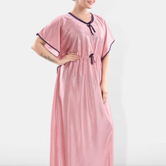 Be You V-Neck Satin Maxi Kaftan Nightdress
