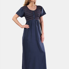 Be You Smocking Maxi Nightdress