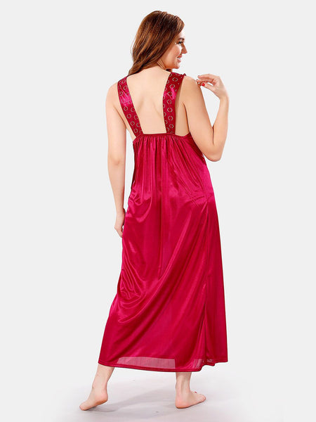 Be You Satin Maxi Nightdress With Robe