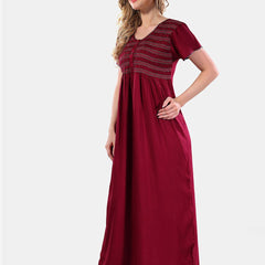 Be You Round Neck Maxi Nightdress