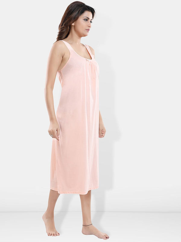 Be You Sleeveless Cotton Midi Nightdress