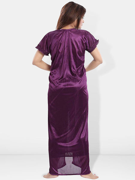 Be You Satin Maxi Nightdress with Robe
