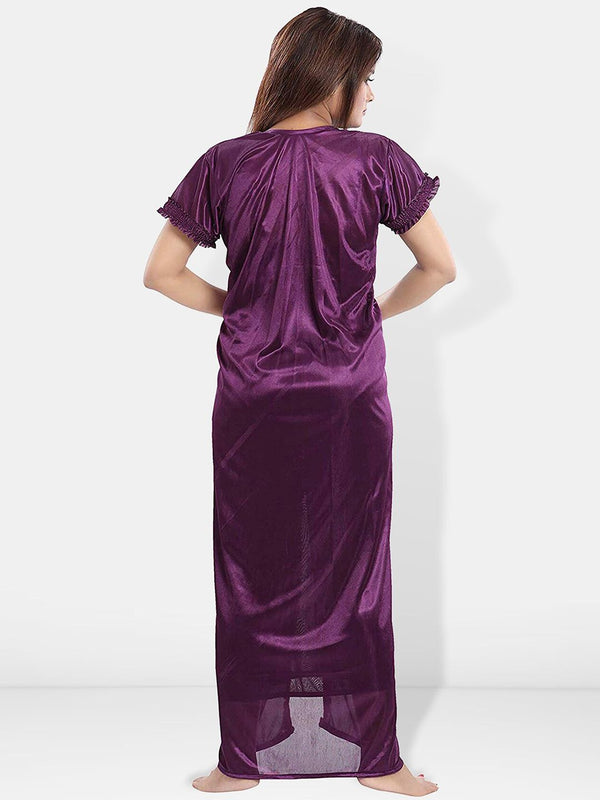 Be You Satin Maxi Nightdress with Robe