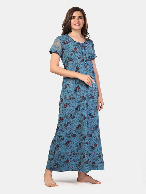 Be You Paisley Printed Maxi Nightdress