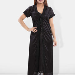 Be You V-Neck Maxi Nightdress with Robe