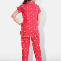 Be You Women Conversational Printed Night suit