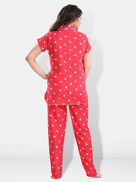 Be You Women Conversational Printed Night suit