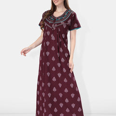 Be You Floral Printed Maxi Nightdress