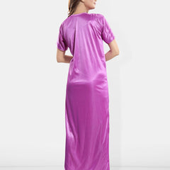 Be You Shoulder Straps Satin Nightdress & Robe
