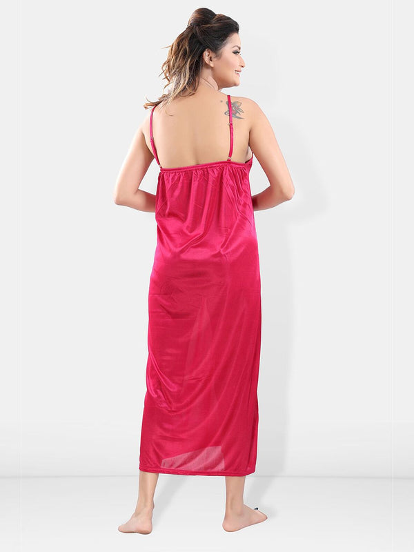 Be You Satin Maxi Nightdress With Robe