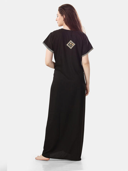 Be You Floral Embroidered Maxi Nightdress