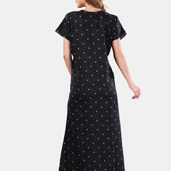 Be You Geometric Printed Maxi Nightdress