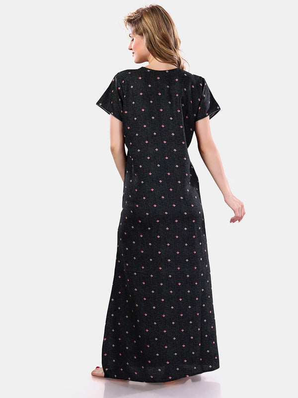 Be You Geometric Printed Maxi Nightdress