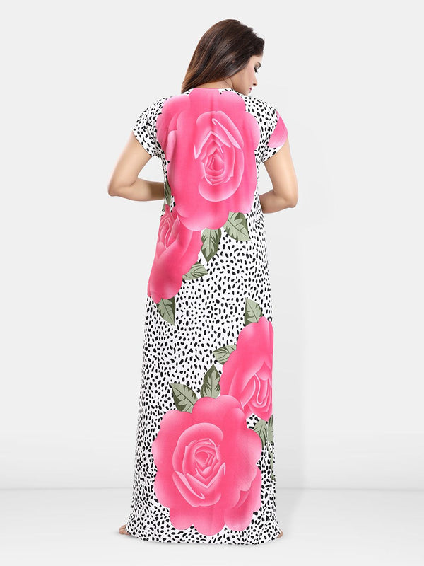 Be You Women Pack Of 2 Printed Maxi Nightdress